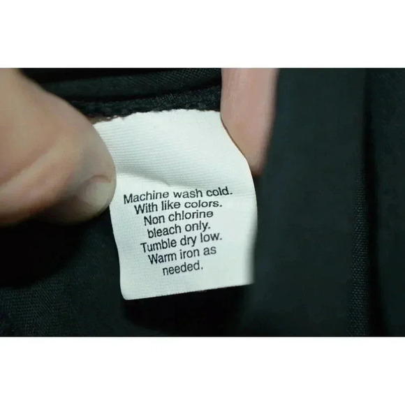 J. Crew Black 100% Cotton V-Neck Fit and Flare Dress Size 10 See Measurements - Picture 8 of 8